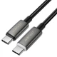 Дата кабель Acefast C23-03 Type-C to Type-C 60W (1.2m) Black - изображение 2
