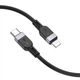 Дата кабель Hoco X109 Energy silicone Type-C to Lightning (2m) Black - изображение 4