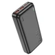 УМБ Power Bank Hoco J101A Astute 22.5W 20000 mAh поддерживает технологии QC, FCP и AFC,USB Type C/МicroUSB Black - изображение 1