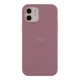 Противоударный Чехол Silicone Case Full Size (AA) для iPhone 11 68.Blackcurrant - изображение 1