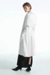 Сукня жіноча COS oversized grandad-collar shirt dress 1214129001 36 Білий - изображение 4