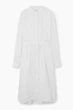 Сукня жіноча COS oversized grandad-collar shirt dress 1214129001 36 Білий - изображение 7