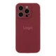 Чохол Silicone Case Full Size with Frame для iPhone 16 Pro Max 73.Plum - изображение 1