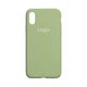 Чохол Premium Silicone Case Full Size (AA) для iPhone X/Xs 01.Mint - изображение 1