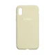 Чохол Premium Silicone Case Full Size (AA) для iPhone X/Xs 51.Mellow Yellow - изображение 1