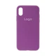 Чохол Premium Silicone Case Full Size (AA) для iPhone X/Xs 43.Grape - зображення 1