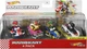Набір з 4 машинок Hot Wheels Mario Kart Маріо, Луїджі, Баузер, Чорний Йоші (GLN53) - зображення 1