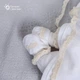 Костюм для крещения девочки с бежевой вишивкой Мамине Сонечко, размер 56 «Колоски» велюр айвори + мешочек для локона в подарок (арт. 111912-1) - изображение 5