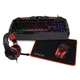 Ігровий комплект Gaming Combo 4-in-1 Meetion MT-C500 (клавіатура, миша, навушники, килимок) геймерський набір (MT-C500) - зображення 1