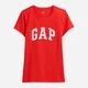 Футболка бавовняна довга жіноча GAP 224160815 L Червона (1159851005) - зображення 5