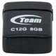 USB флеш накопичувач Team 8GB C12G Black USB 2.0 (TC12G8GB01) - зображення 1