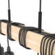 Підвісний світильник Eglo TOWNSHEND E27 4x60Вт Чорний/Коричневий 43512 (9002759435127) - зображення 3