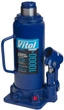 Домкрат гидравлический бутылочный Vitol 10 т 230-460 мм 7 кг (T91004 ДБ-10004) - изображение 2