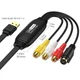 Відеоконвертер AV RCA на USB, карта відеозахоплення аналогового відео в 1080p для ПК/ноутбука - изображение 4