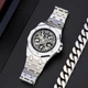 Наручний годинник Skmei M036SSI Silver Steel - изображение 3