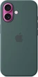 Чохол Silicone Case with MagSafe для Apple iPhone 16 (MYY83) Lake Green - зображення 3