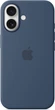 Чохол Silicone Case with MagSafe для Apple iPhone 16 (MYY23) Denim - изображение 4