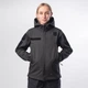 Жіноча тактична куртка R-Military Softshell з манжетами на липучках чорна розмір XS - зображення 4