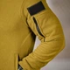 Флісова Кофта Mustard з липучкою для шеврону койот розмір S - зображення 4