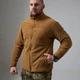 Флісова кофта R-Military Polartec з велкро для шевронів койот розмір M - зображення 1