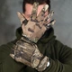Рукавиці повнопалі Sizen Softshell на флісі камуфляж розмір універсальний - зображення 1