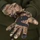 Рукавиці повнопалі Sizen Softshell на флісі камуфляж розмір універсальний - зображення 6