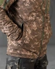 Куртка SoftShell з капюшоном на синтепоні піксель розмір S - зображення 8