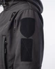 Жіноча Куртка R- Military SoftShell на флісі чорна розмір S - зображення 6