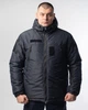 Куртка R-Military Nord Storm G-Loft з липучками під шеврони чорна розмір XL - изображение 1