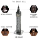Коллекционная модель-конструктор Metal Time The Great Bell Часовая башня Биг Бен настольные часы (MT077) - изображение 10