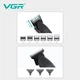 Комплект VGR 3 в 1 V-640 S3 GREEN, машинка для стриження, тример та електробритва шейвер - зображення 3