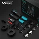 Комплект для стриження VGR 2 в 1 V-886 S2 BLACK, акумуляторна машинка та тример - зображення 2