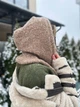 Капор жіночий на блискавці утеплений флісом Zefur One size світло-коричневий - изображение 2