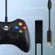 Дротовий геймпад джойстик для Xbox 360 і ПК Чорний - зображення 6
