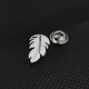 Значок из стали BROCHE брошь бижутерия Перо серебристый BRGV115239 - изображение 2