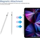 Стилус для iPad(2018-2022) с Palm Rejection с магнитным чехлом и сменными наконечниками - изображение 5