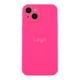 Чохол Silicone Case Full Size with Frame для iPhone 13 38.Shiny Pink - изображение 1