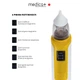 Назальный аспиратор Medica+ Nose Cleaner 6.0 желтый для новорожденных - изображение 3