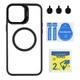Чохол TPU+PC+Metal Stand Case with MagSafe and Camera Lenses для iPhone 13 Pro Max Колір Black - изображение 10