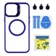 Чохол TPU+PC+Metal Stand Case with MagSafe and Camera Lenses для iPhone 13 Pro Max Колір Dark Blue - изображение 10