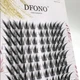 Накладные ресницы кластерные DFONO с эффектом Лисьих глаз аниме 100 шт - изображение 4