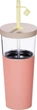 Термокухоль Asobu Marina Пастельний Персиковий 2 в 1 із соломинкою 845 мл (842591058417) - зображення 1