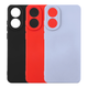 Чохол Premium Silicone Cover Full Camera (A) для ZTE Blade A34 Колір 14.Red - изображение 2