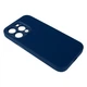 Чохол Baseus Liquid Silica Gel Case+Glass 0.22mm для iPhone 14 Pro ARYT001703 Колір Blue - изображение 4