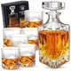 Набір для віскі Whisky Set графин 900 мл + 6 келихів 285 мл в елегантній коробці - изображение 1