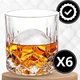 Набір для віскі Whisky Set графин 900 мл + 6 келихів 285 мл в елегантній коробці - изображение 5