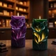 Силиконовая форма для изготовления свечи, молд для изготовления свечек из соевого,пчелиного воска и парафина 73 х 90 х 115 мм - изображение 6