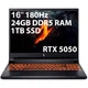 Ноутбук Acer Nitro V 16 AI / 16" WUXGA 180 Гц / Ryzen 5 240 / RAM 24 ГБ DDR5 / SSD 1000 ГБ / nVidia GeForce RTX 5050, 8 ГБ GDDR7 (95W) + Подарунок бездротова мишка Acer! - изображение 1