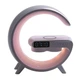 Портативна колонка з RGB-підсвічуванням BT/TF/Wireless Charger/USB/FM/AUX/Clock 15 Вт - зображення 3
