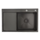 Кухонна мийка GS7850-6L накладна 780x500 мм, поверхня PVD GAPPO GS7850-6R - зображення 3